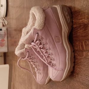 Baby Pink Skechers Premium